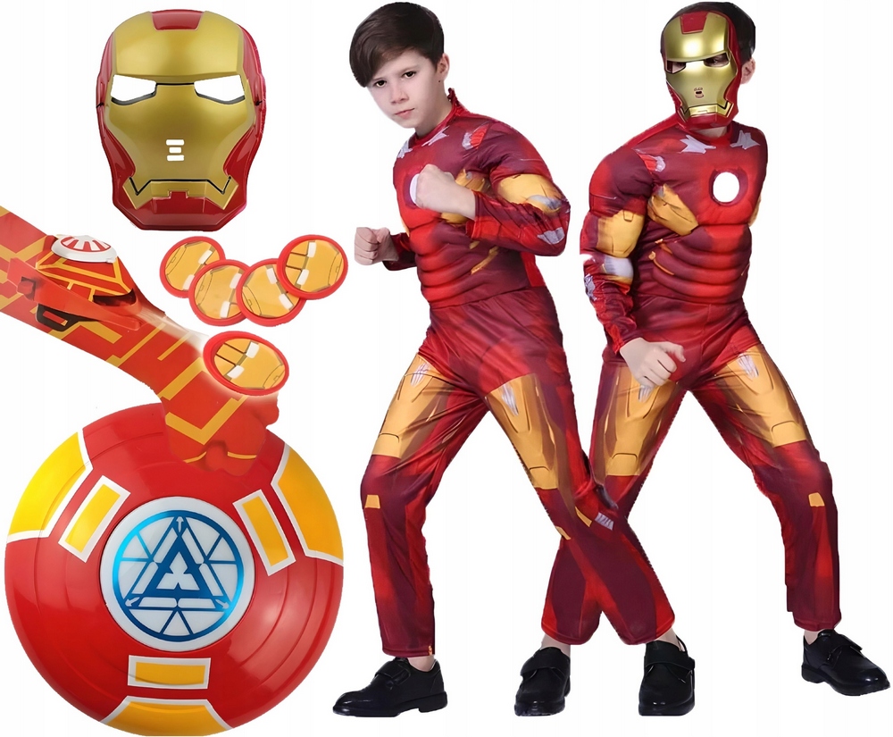 Kostým pre chlapca- Kostým z kostýmu Iron Man 134/140