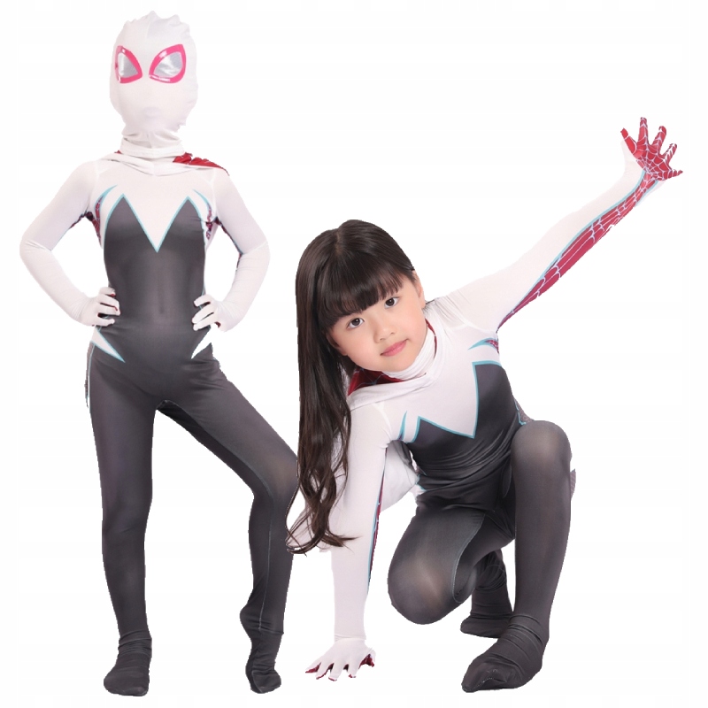 Kostým pre dievča - Kostým maskuje Spider Woman Gwen Stacy 146/152