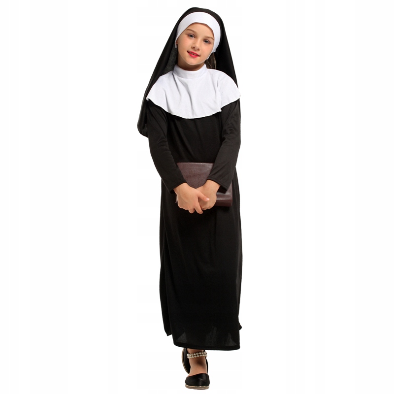 Kostým pre dievča - Faustina Bravissimo Nun kostým 134