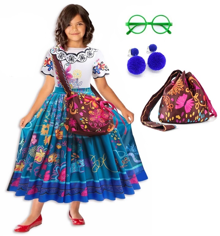 Kostým pre dievča - Encanto Mirabel Maribel Magic Dress 134/140