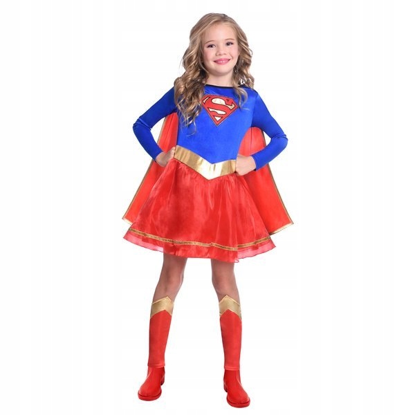 Kostým pre dievča - Supergirl Outfit License Comic Book 146