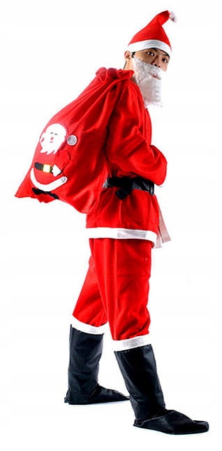 Kostým pre chlapca- Santa Claus outfit Vianoce 5 dielov