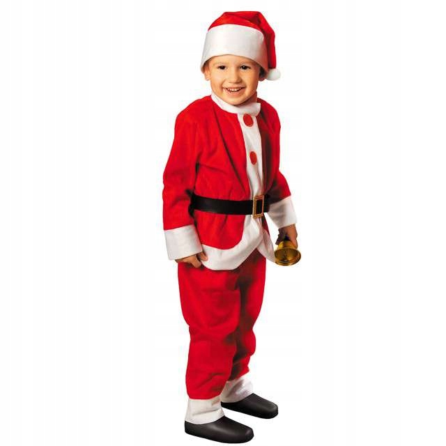 Kostým pre chlapca- Outfit Santa Claus pre detské prázdniny 92/104