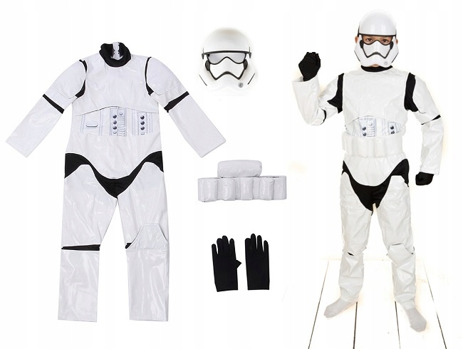 Kostým pre chlapca- Star Wars Stormtrooper Outfit Star Wars 7-8L