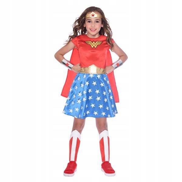 Kostým pre dievča - Wonder Woman outfit License Comic Bajek 146