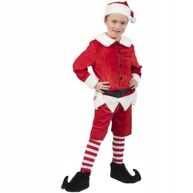 Kostým pre chlapca- Detský outfit Elf Elf Gamble Helper 116 cm