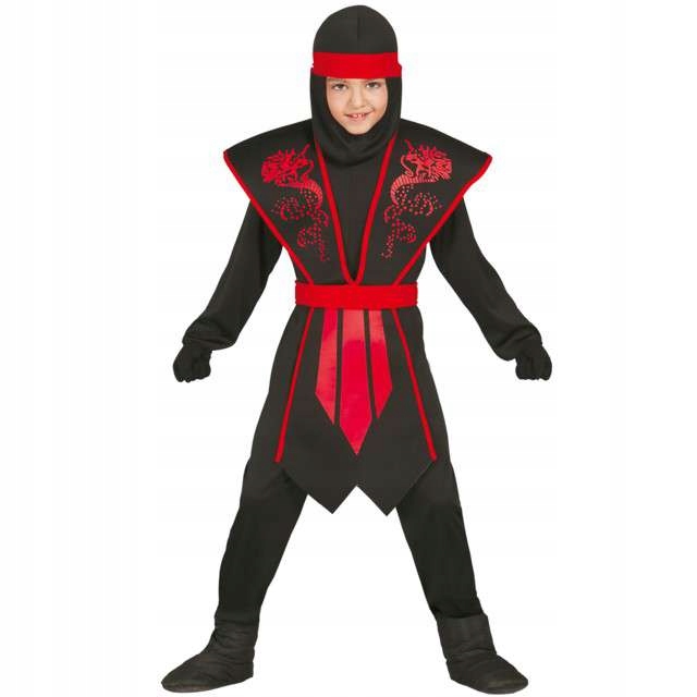 Kostým pre chlapca- Detský outfit Ninja Shadow Samurai Warrior 5-6 rokov