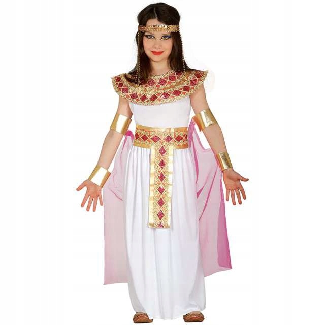 Kostým pre dievča - Egyptský outfit Kleopatra Queen Egypt vo veku 7-9 rokov