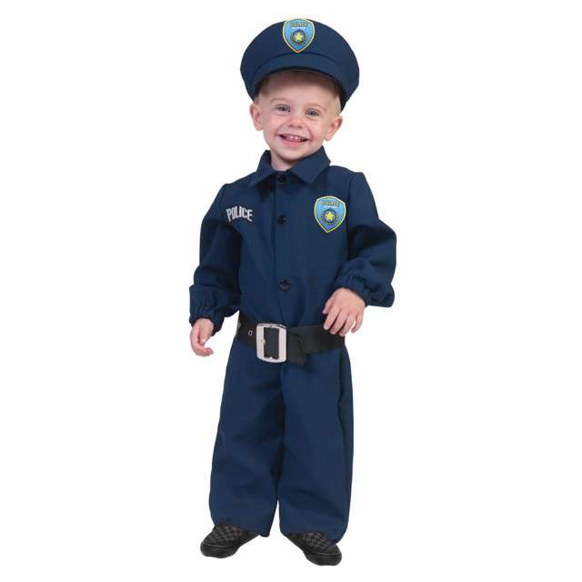Kostým pre chlapca- Námornícka modrá outfit Police Police Clay Veľkosť 86 cm