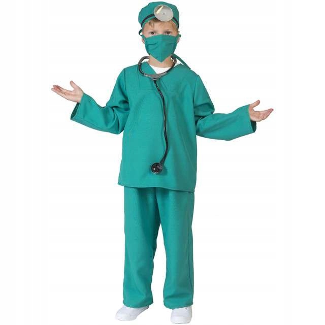 Kostým pre chlapca- Outfit s lekárskym chirurgom 164 cm