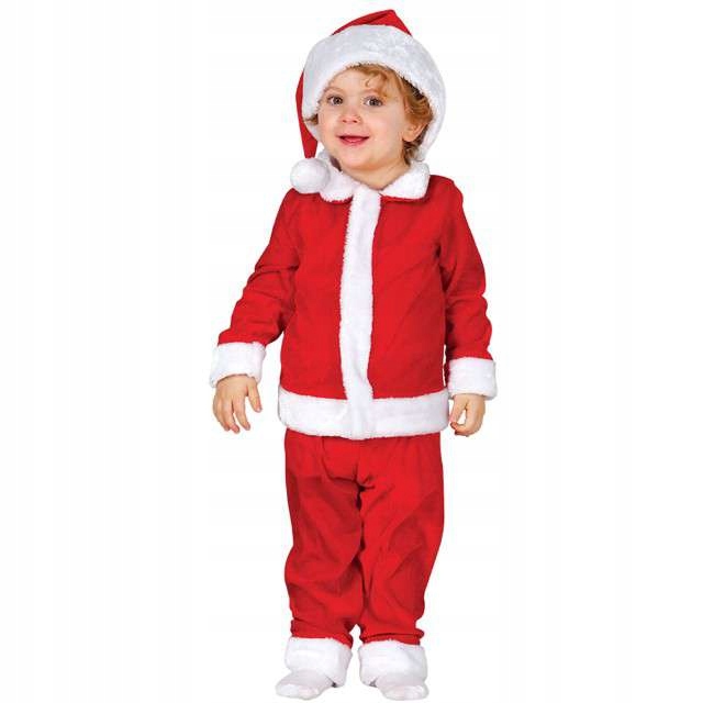 Kostým pre chlapca- Little Santa Santa Claus outfit 12-18 mesiacov