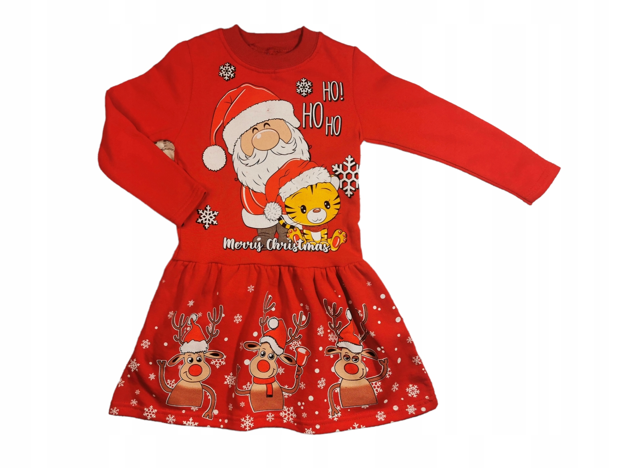 Dievčenské šaty - Sväté izolované šaty santa claus