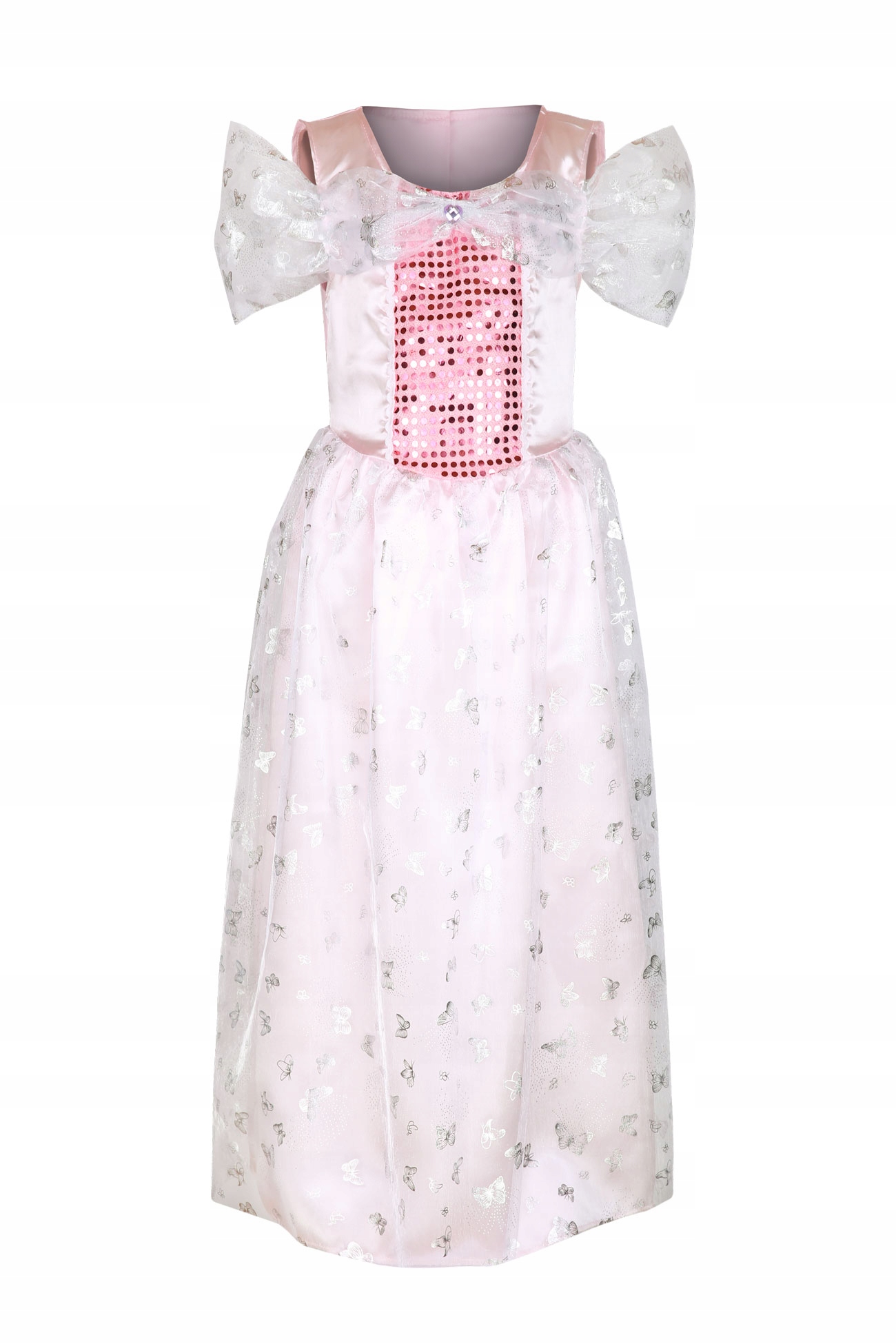 Kostým pre dievča - Pink Princezná šaty princezná 104 cm šaty