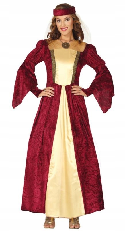 Kostým, maska - Stredoveké oblečenie Lady Lady of The Court šľachta L