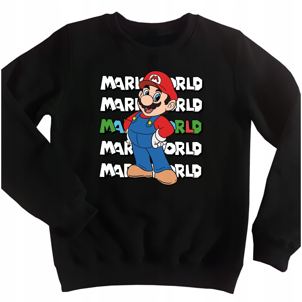 Mikina - Super kvalitná mikina Super Mario 164 vzory