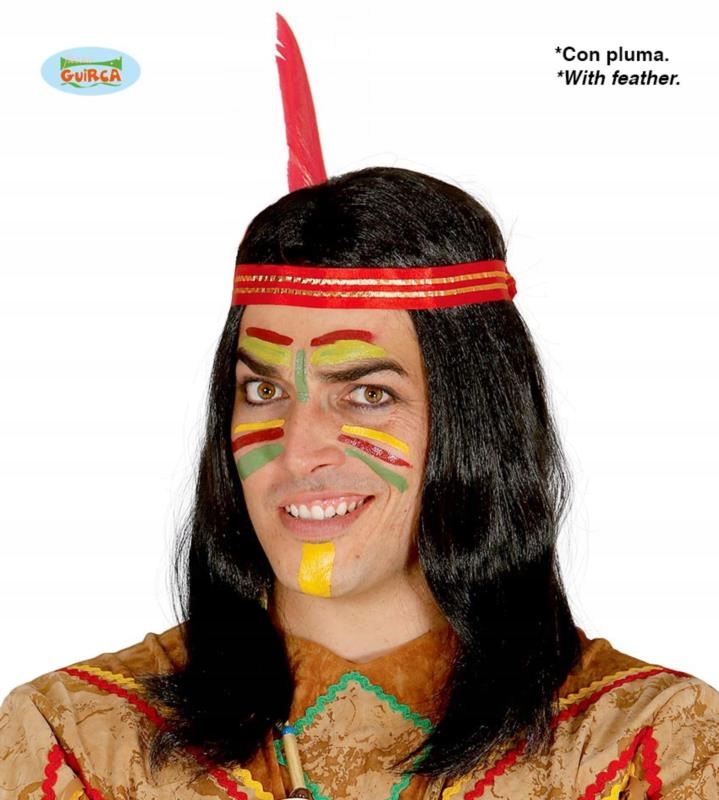 Kostým, maska - Peruka Hair Long Black Party Tino