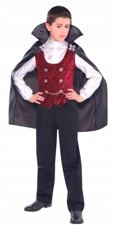 Kostým pre chlapca- Upírske oblečenie pre deti 130/140 cm Halloween