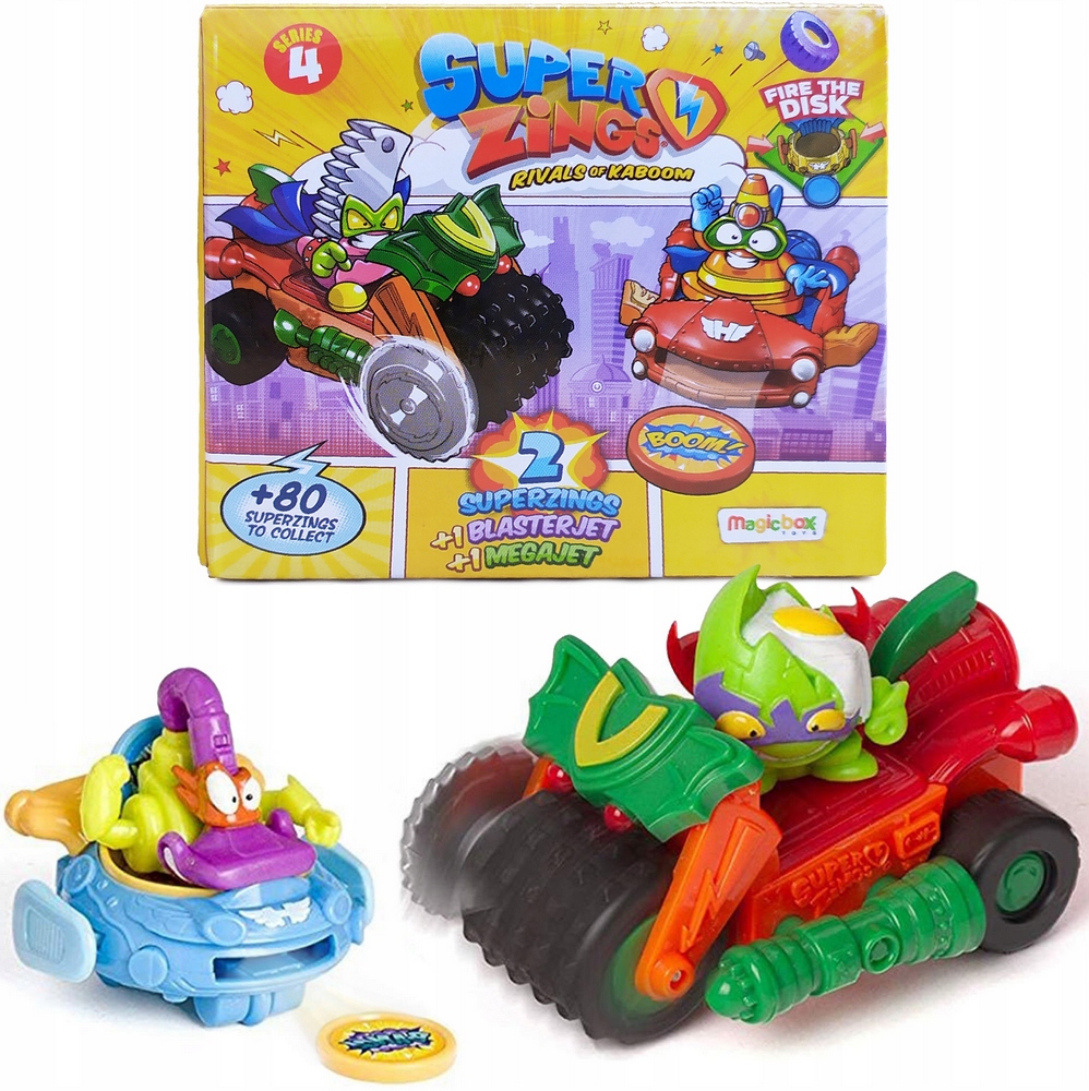 Figúrka - Super Zings 2 Figuríny + Blaster Jet + Mega Jet