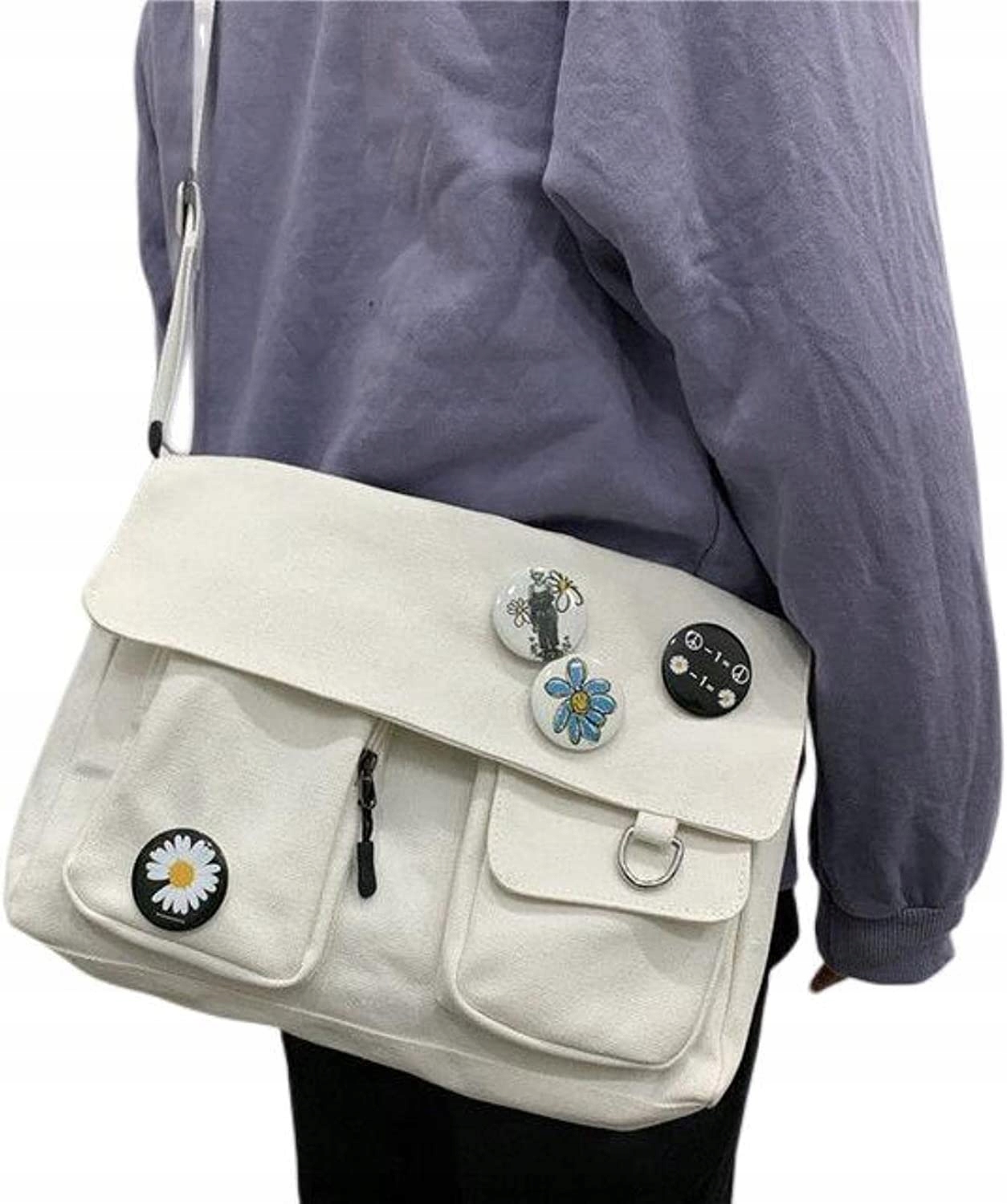 Aktovka - Suyggck batoh Canvas Courier Bag