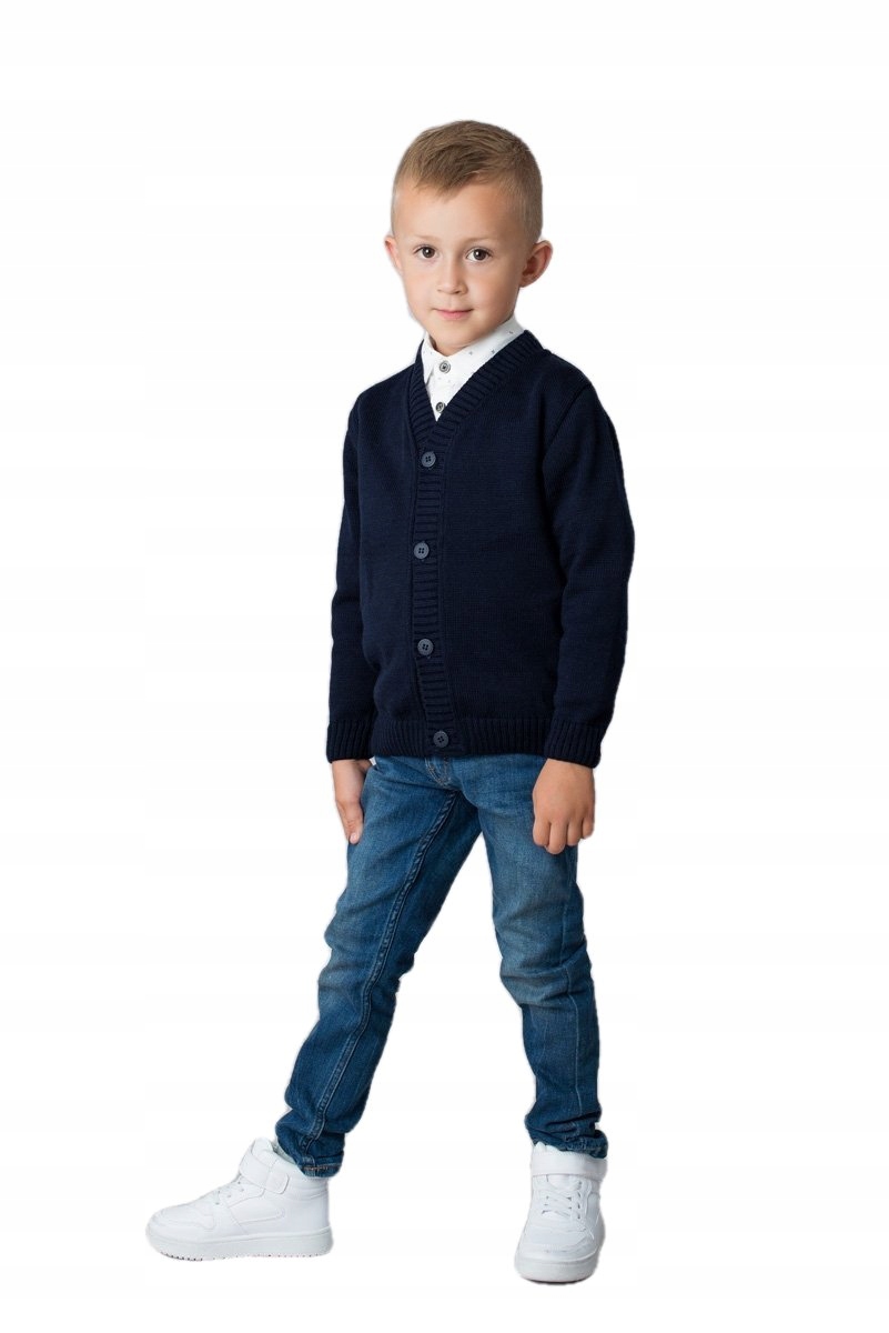 Detský sveter - Jomar 146 Navy modrý sveter