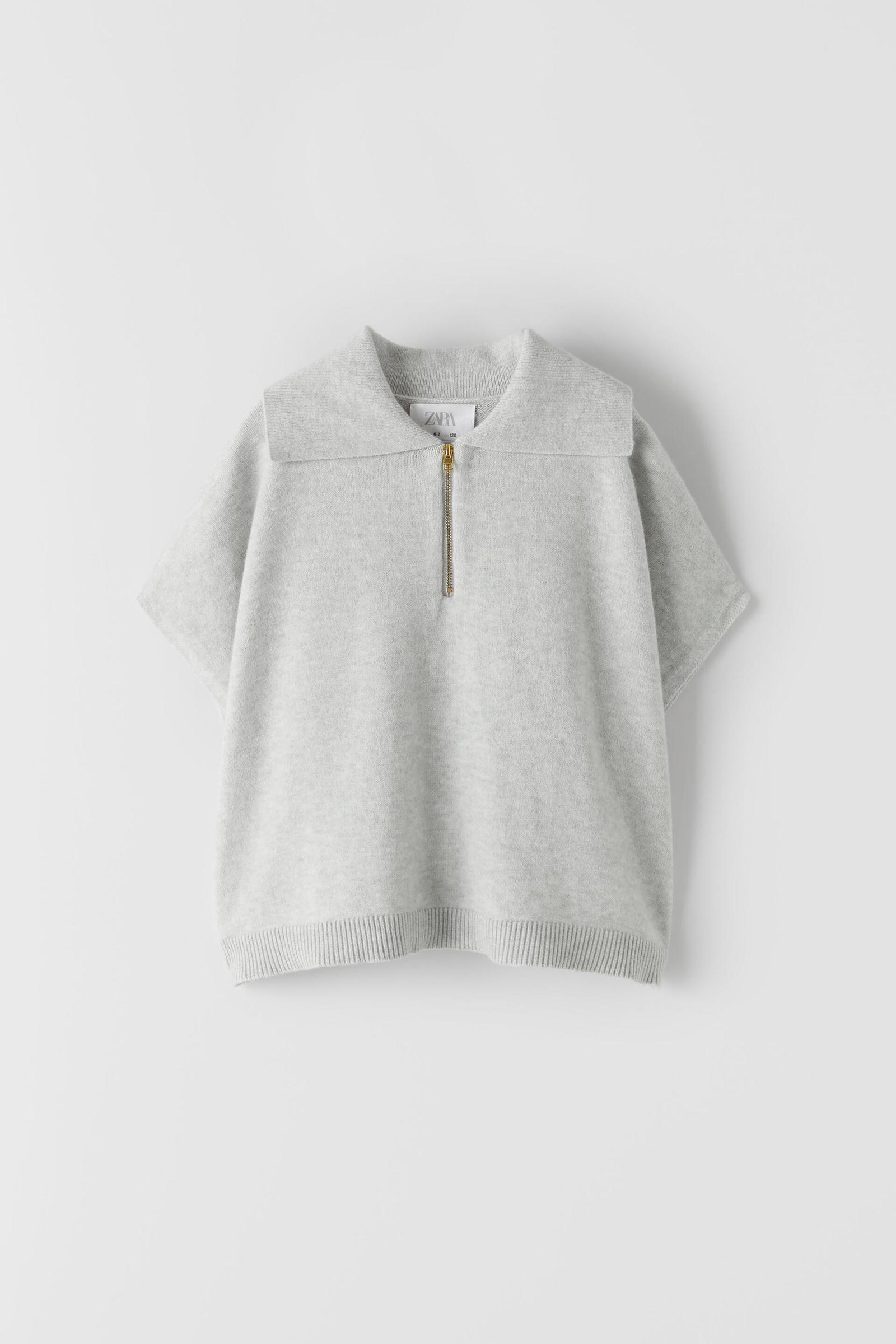 Detský sveter - Zara 130 Šedý sveter