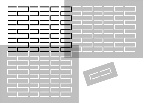 Hexové nástenné zrkadlá pre nástenné mix 10 ks