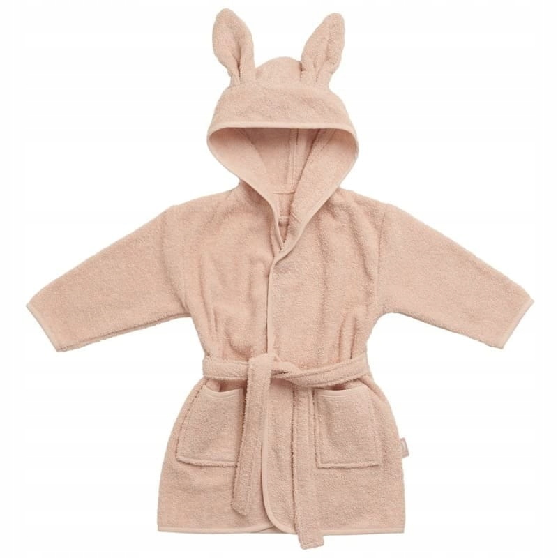 Pyžamo, župán - Jollein Bathrobe Veľkosť 92 khaki, ružová