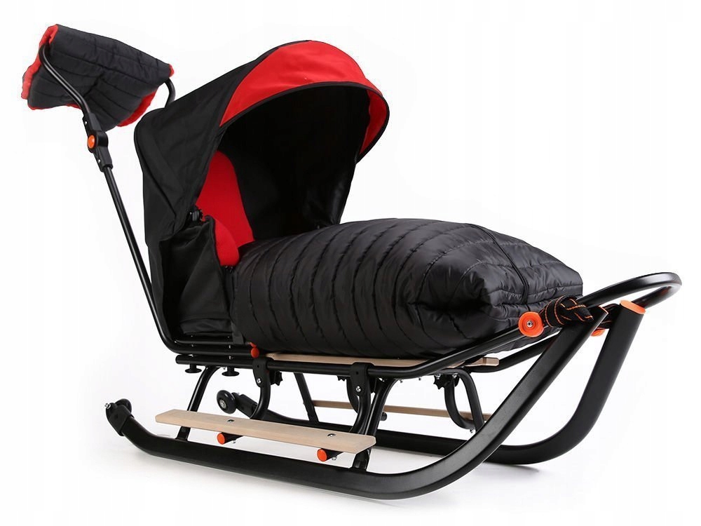 Sánky s plným spacákom 3in1 + kolesá + fóra + muff