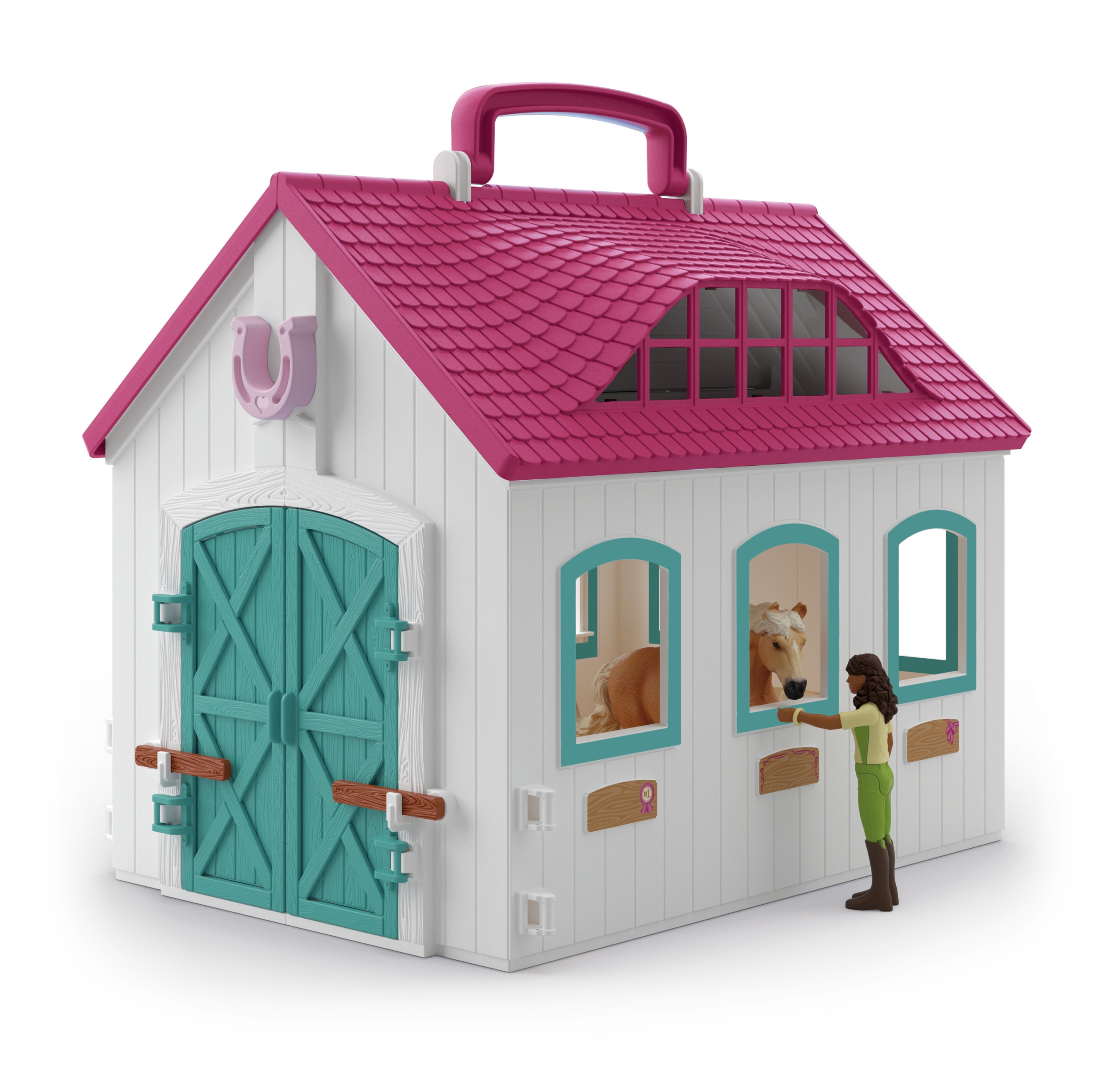 Schleich Otvorená stajňa "Malá podkova"