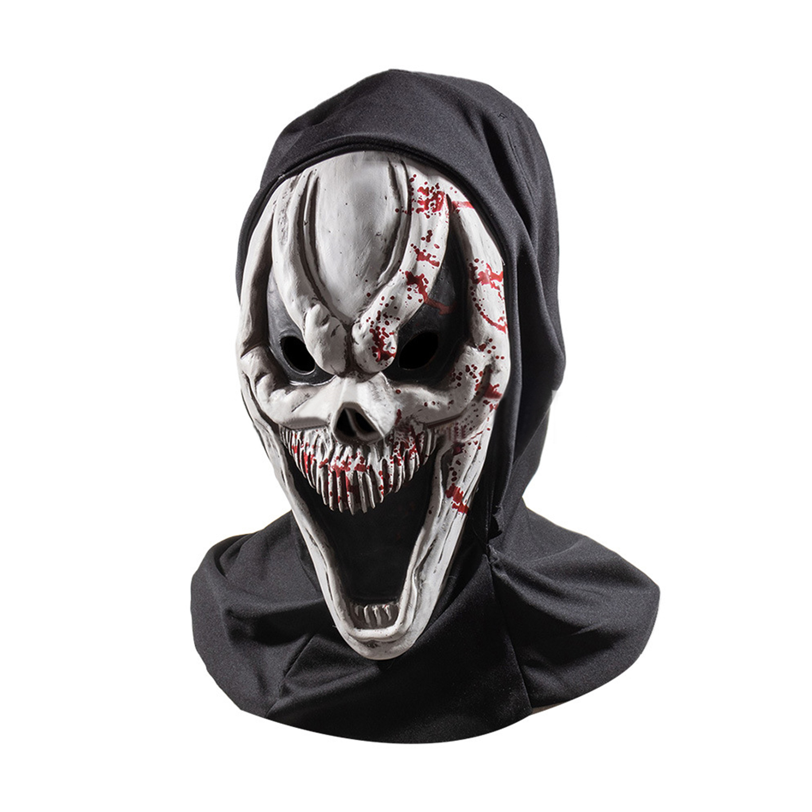 Rekvizity kostýmov s príšerným prízrakom na Halloween