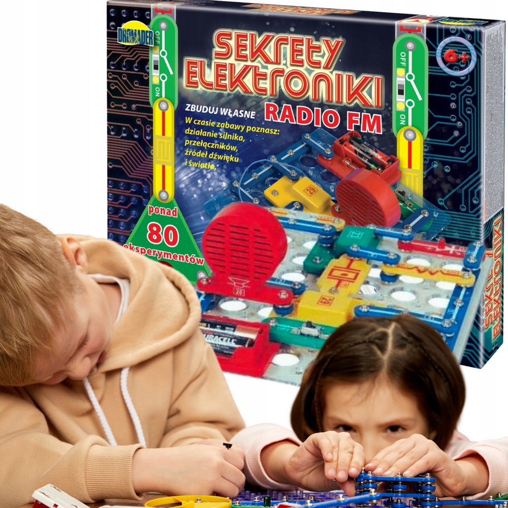 Sada pre malých elektrikárov - Tajomstvá Elektronik Radio FM Sada Little Electronics Educational Science