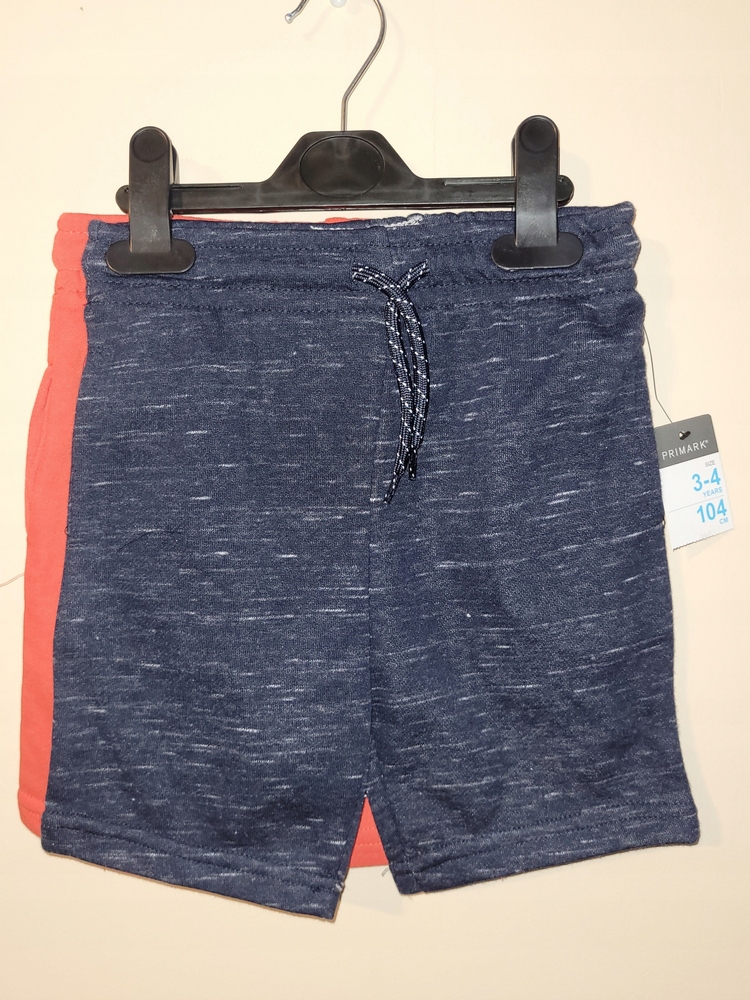 Detská košeľa - Krátke šortky primark 104 červené, námornícke modré