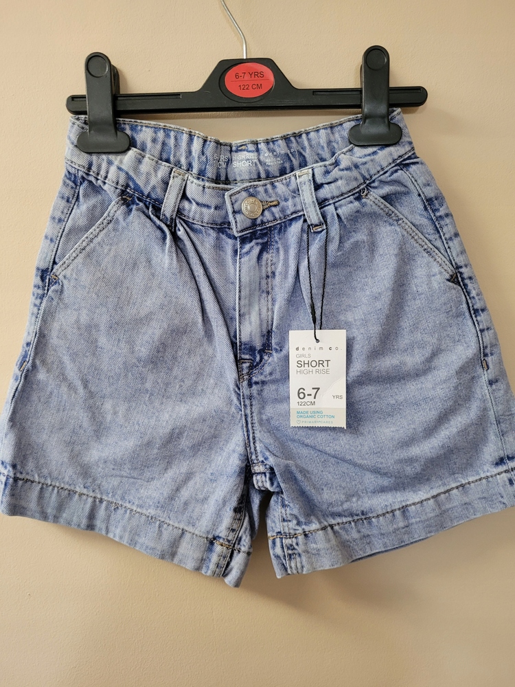Detská košeľa - Krátke šortky primark 122 modrá