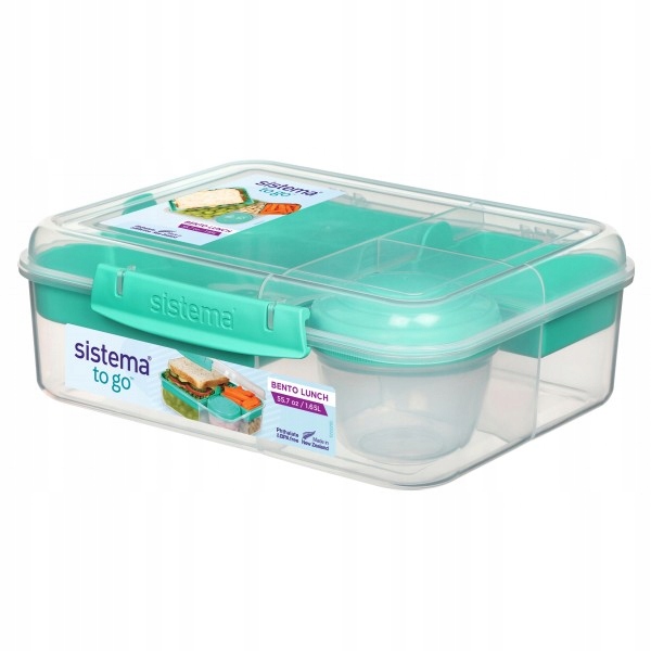 Detský desiatový box, fľaša - Sesterma kontajner bento obedový box 1,65 l mincovňa
