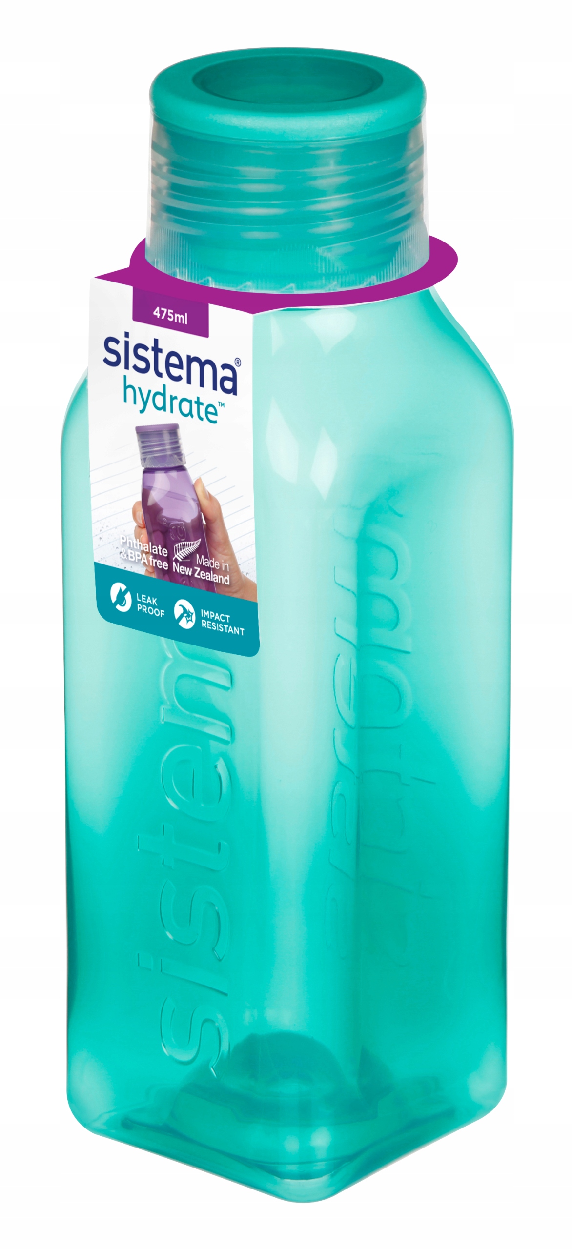 Detský desiatový box, fľaša - Sestra Bidon Bottle Square 475 ml