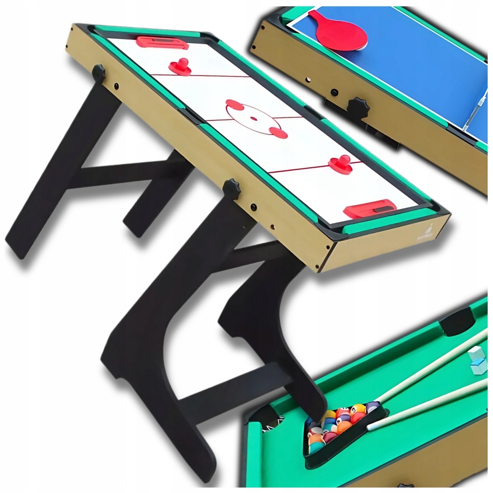 SKLADACÍ HERNÝ STÔL 3 v 1 BILLIARD HUMBERGOT PING PING