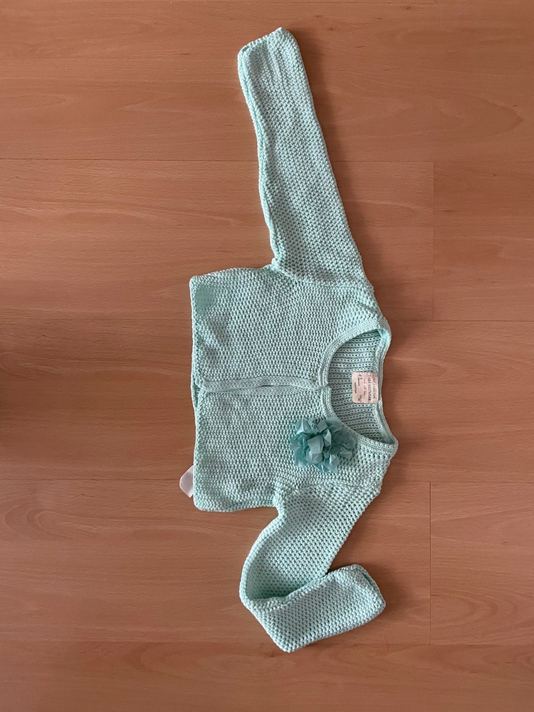 Detský sveter - Zara 110 Zelený sveter