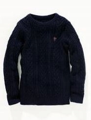 Detský sveter - Ďalších 134 Navy modrý sveter