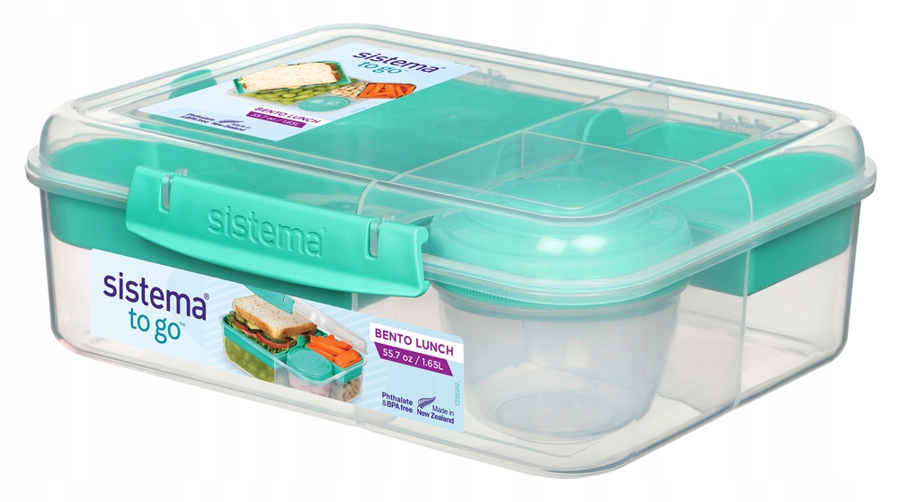 Detský desiatový box, fľaša - Obedový box Bento Box 1.65 L Sistema Breakfast