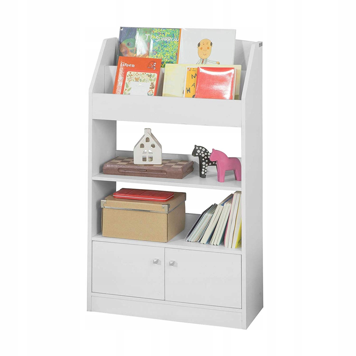 Sobuy Polička 60 x 24 x 107 cm biela