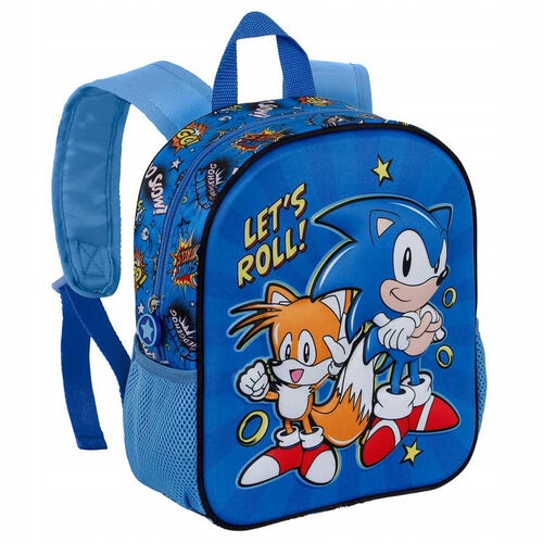 Predškolský batoh - Sonic the Hedgehog 3D predszkolny batoh