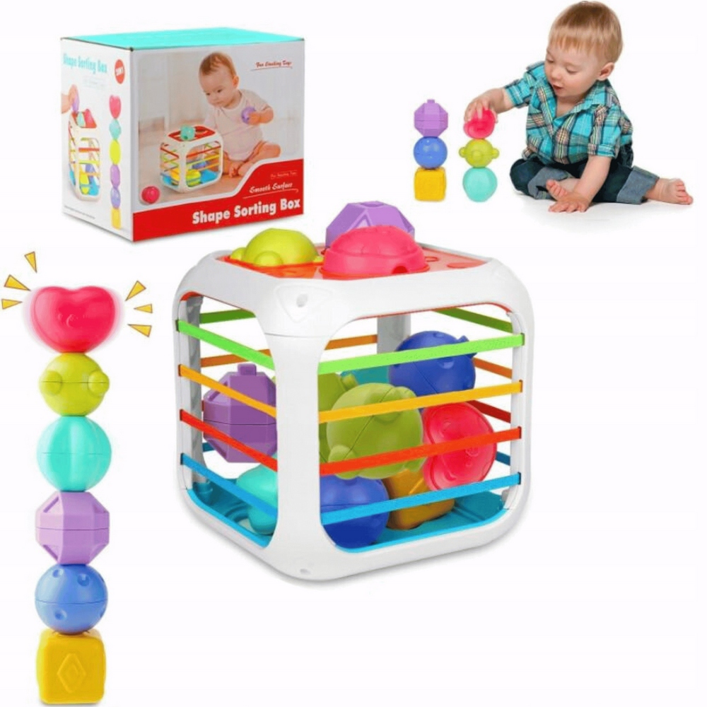 Montessori - Sorter Puzzle Edukačná senzorická Montessori hračka pre deti