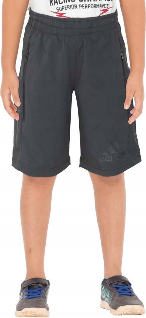Detská košeľa - Krátke nohavice adidas 128 šedá