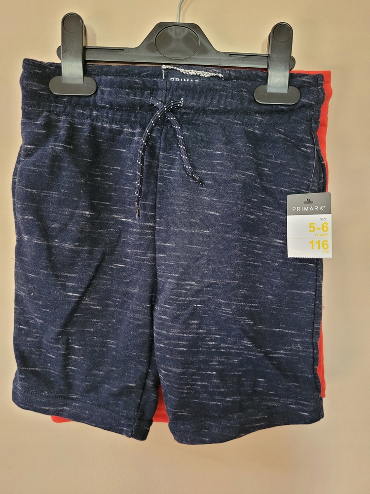 Detská košeľa - Krátke šortky primark 116 červené, námornícke modré