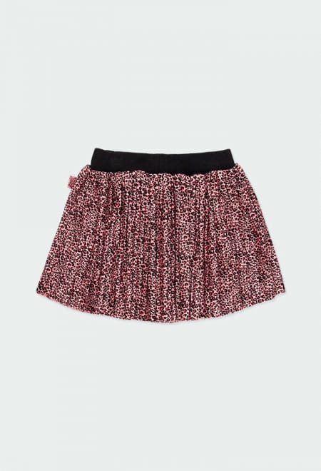 Sukňa dievčat Boboli 404097 Pink/Leopard