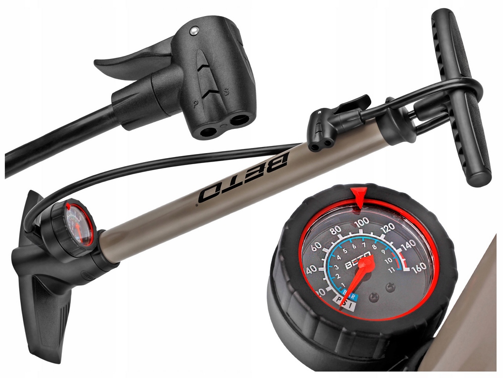 FAGE Beto AV/DV/FV Titanium Bicycle Pump