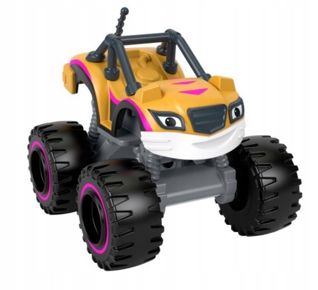 Autíčko pre deti - Stripes Špeciálne misijné auto s Blaze Mega Machine
