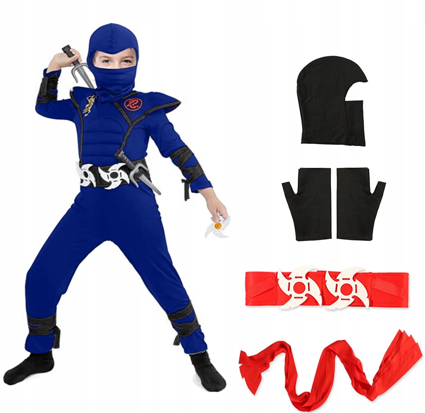 Kostým pre chlapca- Kostým Ninja Altera, 110-122