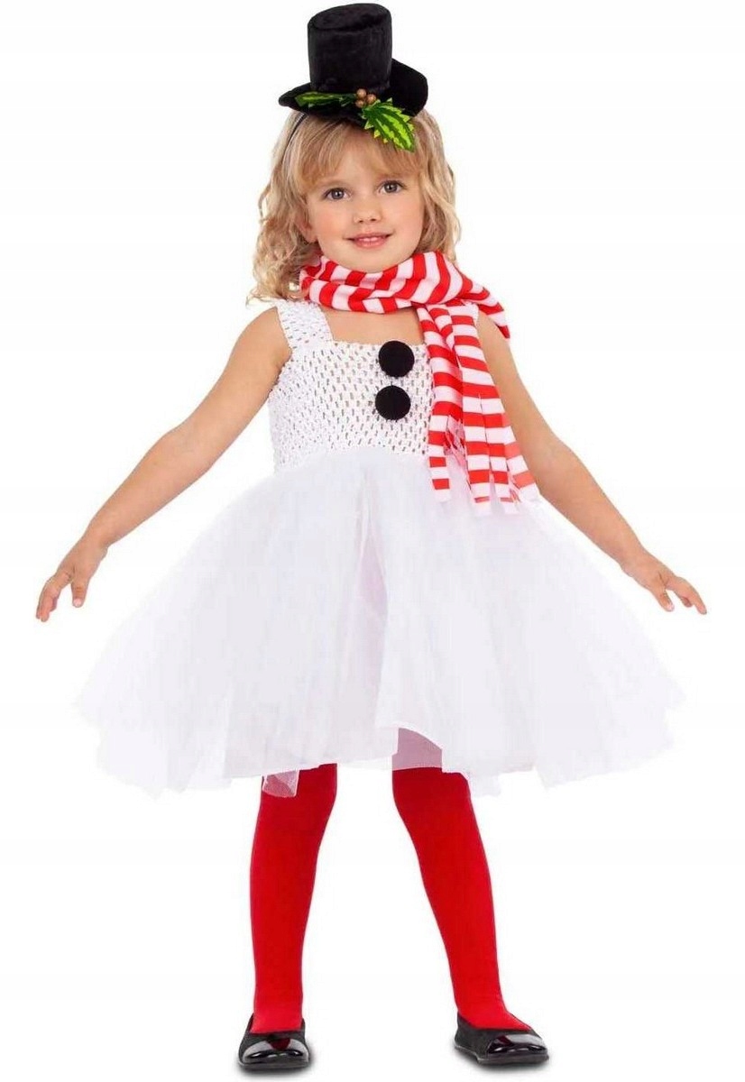 Kostým pre chlapca- Snehuliak maskovanie Olaf Snowman 98