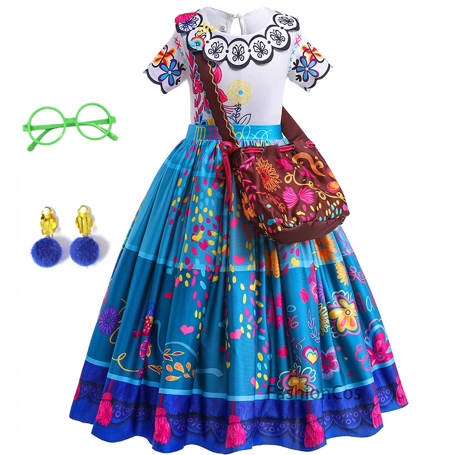 Kostým pre dievča - Encanto Miabel Marabel Dress